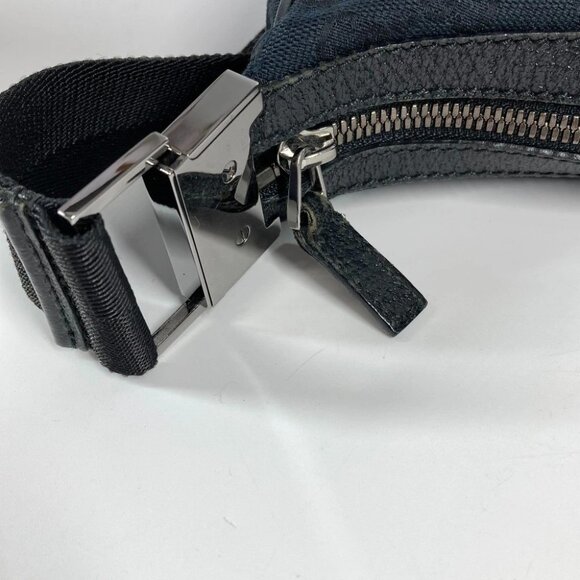 GUCCI GGCanvas Shoulder Bag Black CanvasxLeather 122790 - Picture 10 of 15